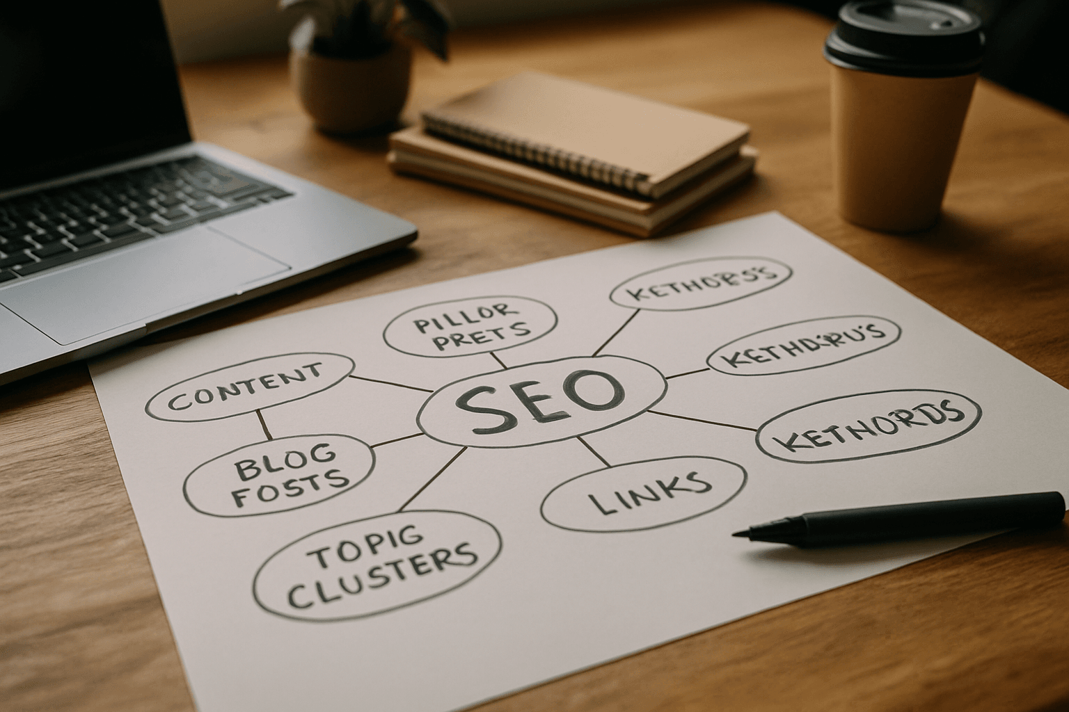 mind map seo strategy - Cover image