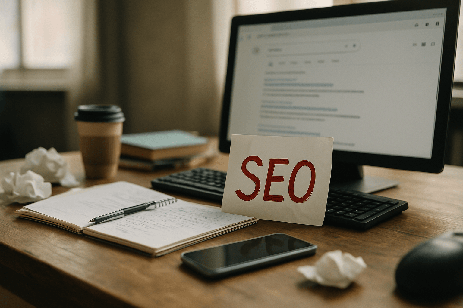 small business seo mistakes - Cover image